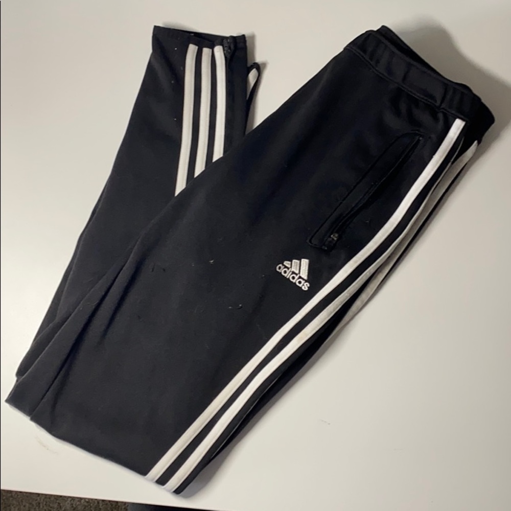 Black adidas sweatpants